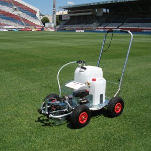 Spray line markers and nozzles